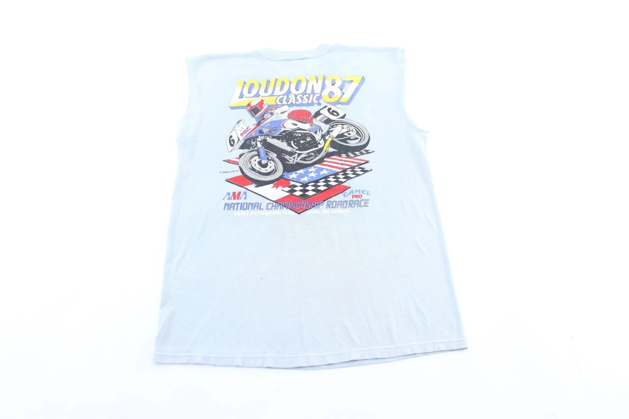 1987 London Classic Motocross National Championship Road Race Tank Top