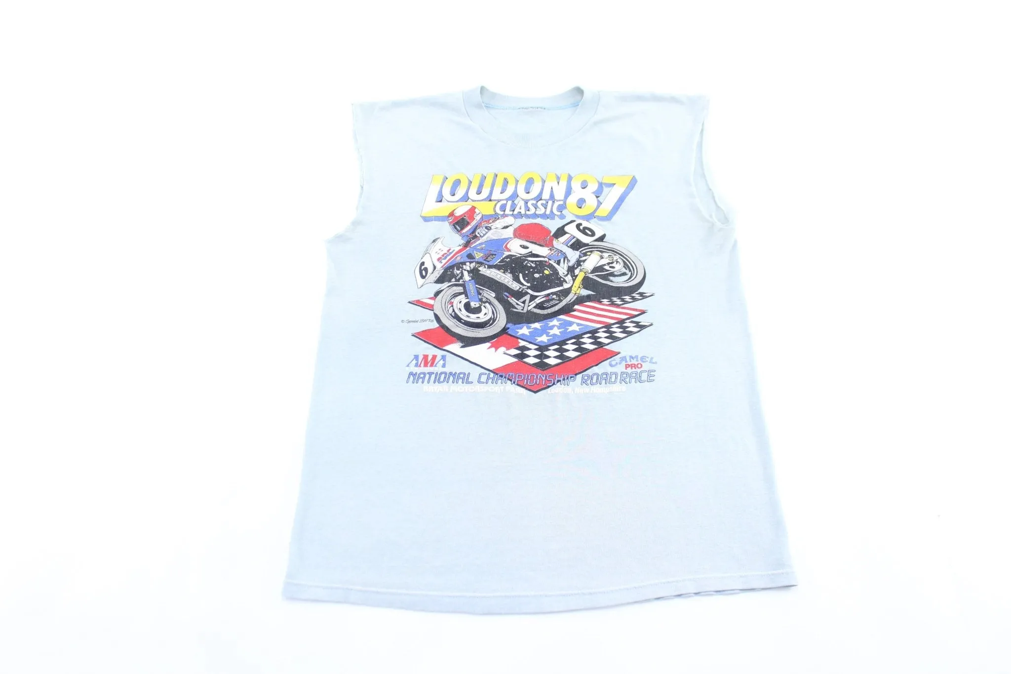 1987 London Classic Motocross National Championship Road Race Tank Top