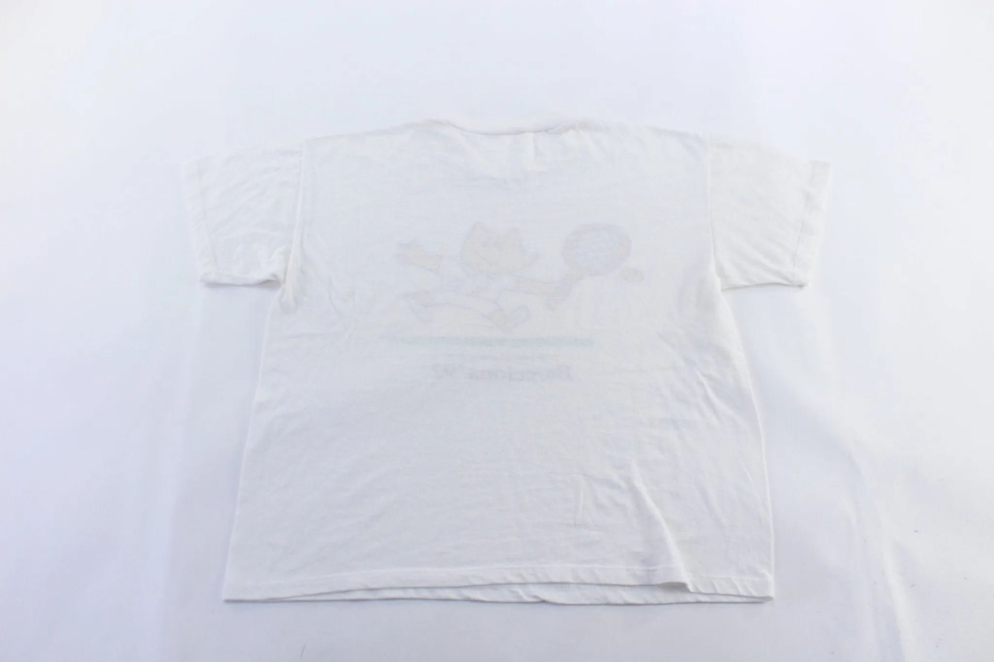 1992 Barcelona Summer Olympics Tennis Graphic T-Shirt
