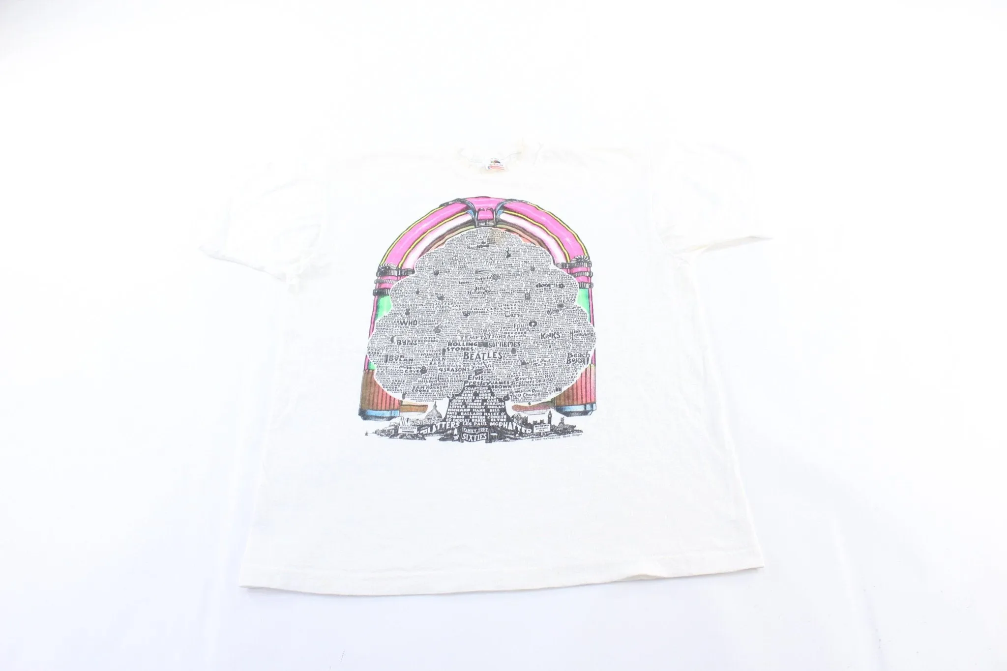 1993 Family Tree of Sixties Woodstock T-Shirt