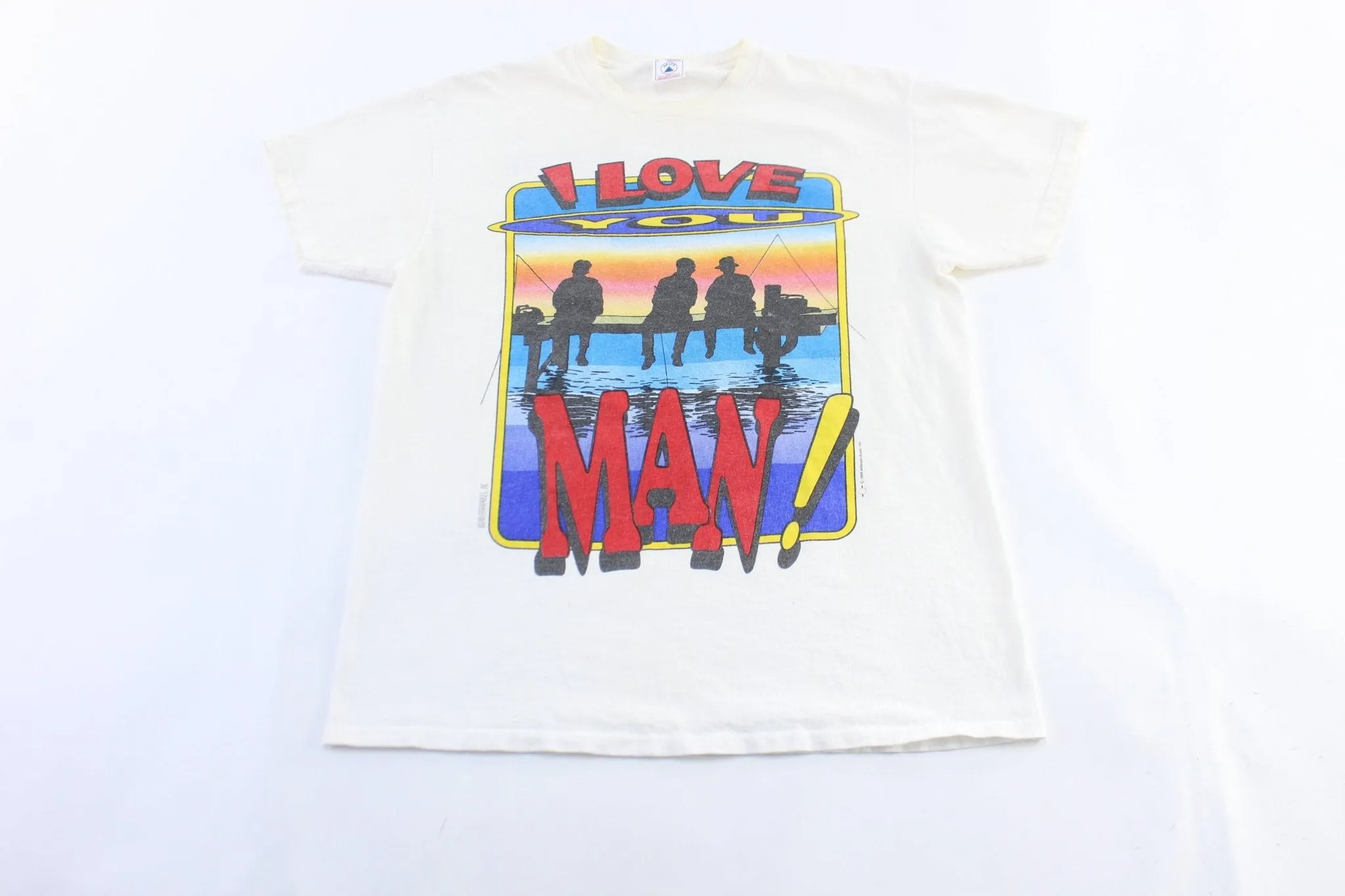 1996 I Love You Man BudLight Fishing T-Shirt