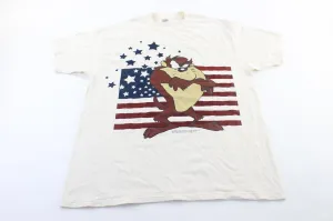 1997 Looney Tunes Tasmanian Devil USA Graphic T-Shirt