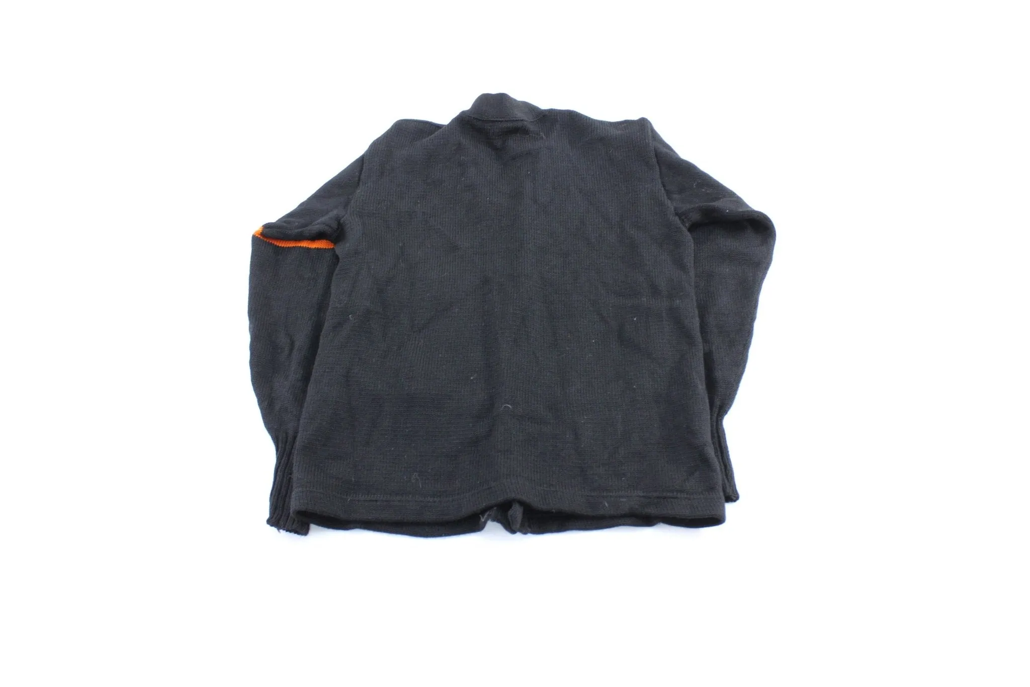 50's Black & Orange Varsity Letterman Cardigan