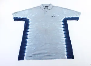 90's Harley Davidson Motorcycles Embroidered Tie-Dye Polo