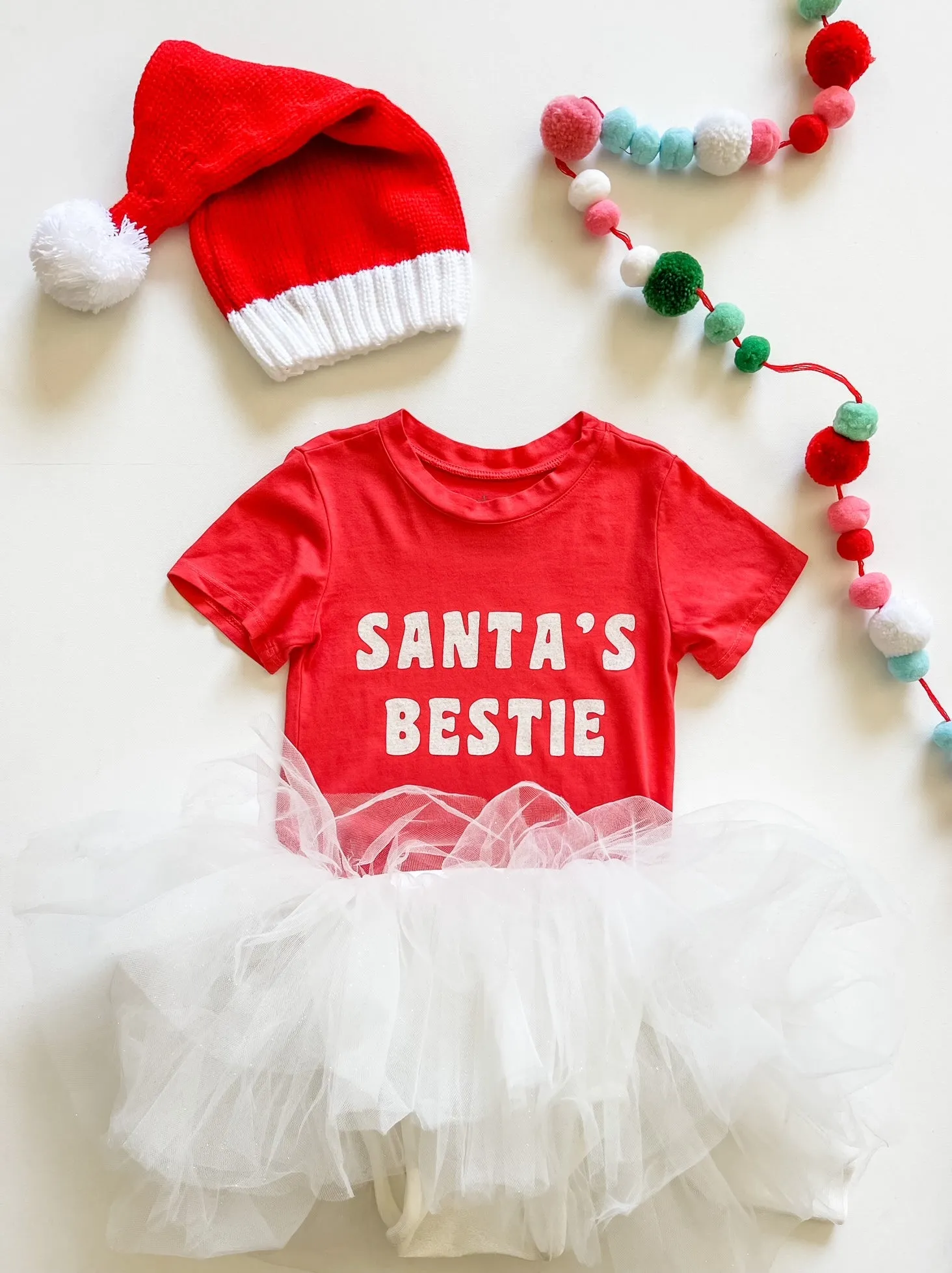 Brokedown Clothing Kid's Santa's Bestie Tee