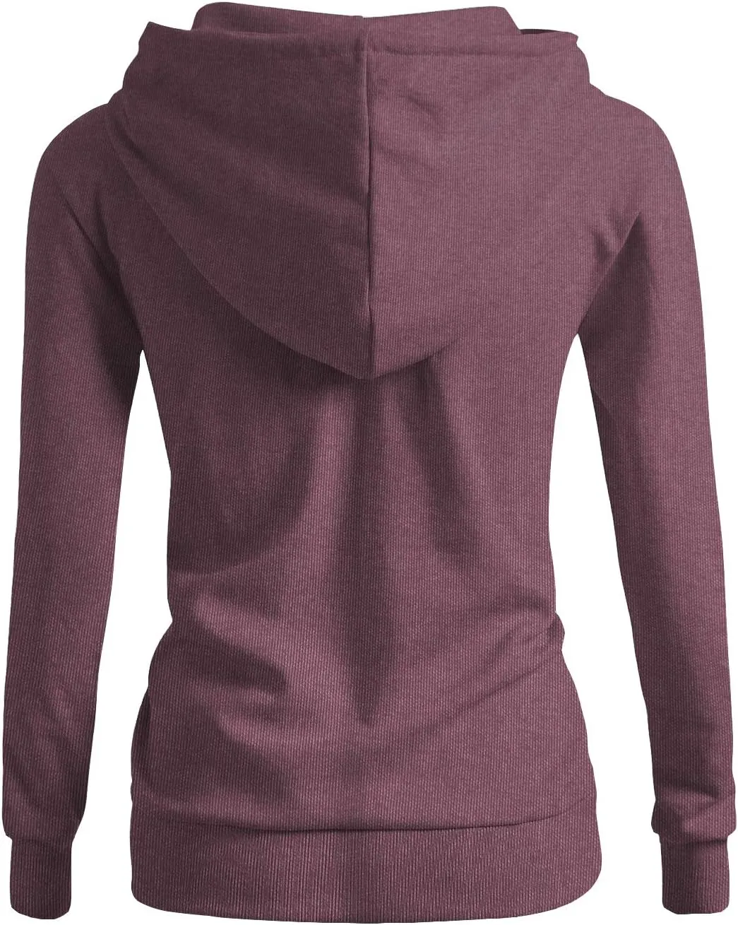 CLOVERY Women's Solid Hoodie Pocket Long Sleeve Hoodie