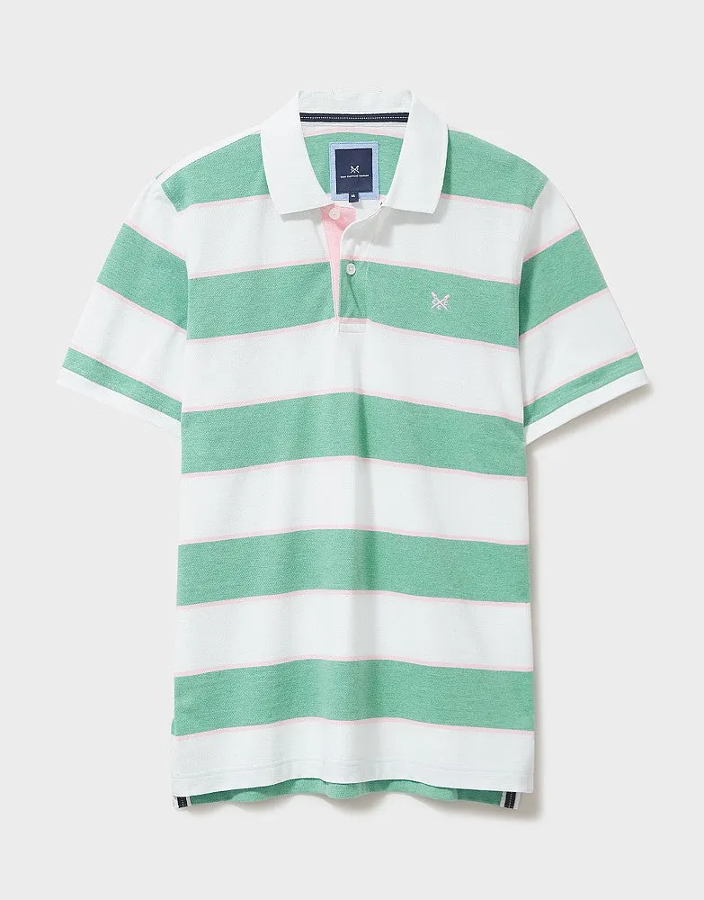 Crew Clothing Stripe Polo Shirt
