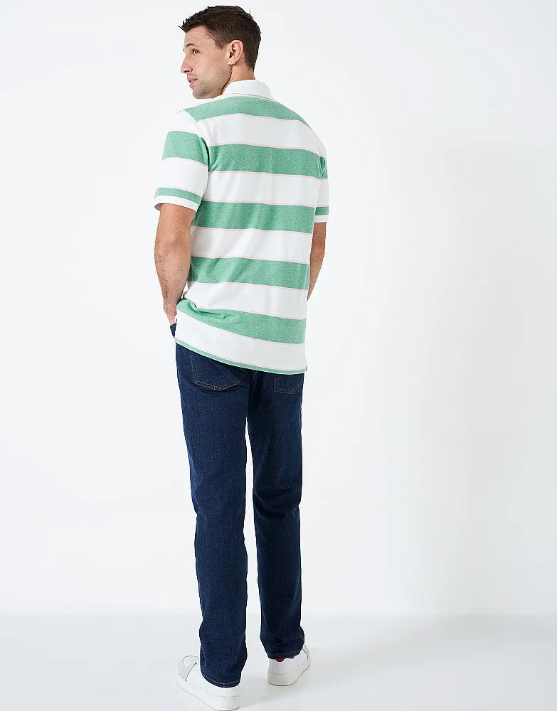 Crew Clothing Stripe Polo Shirt