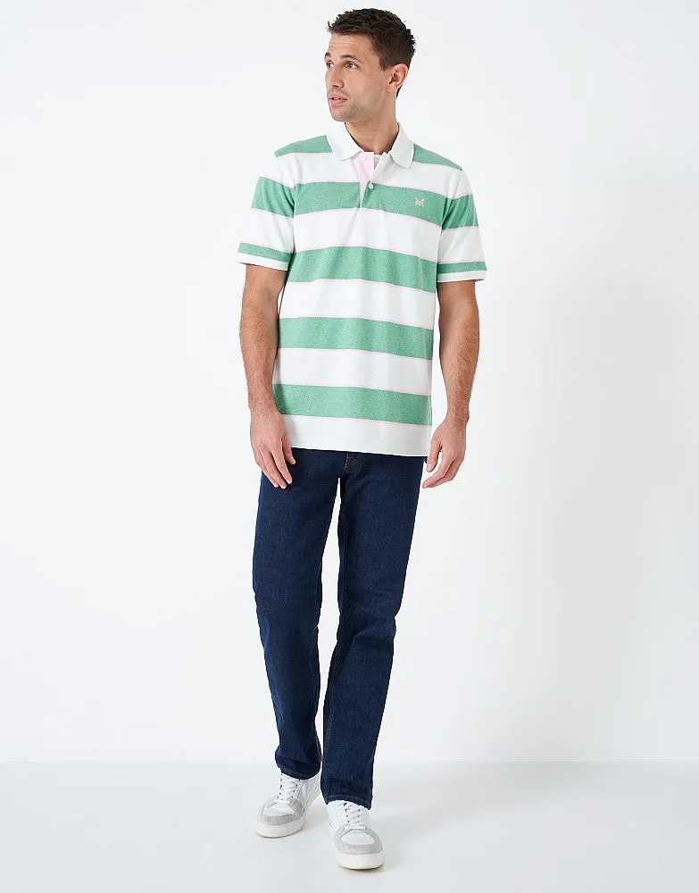 Crew Clothing Stripe Polo Shirt