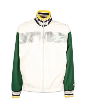 Lacoste Le Club Cream Jacket - Stylish and Elegant Outerwear for Men