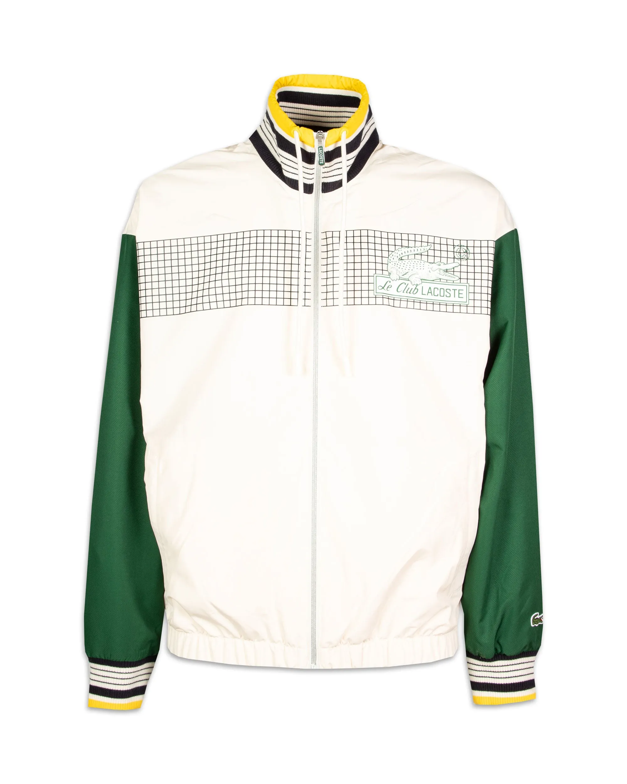 Lacoste Le Club Cream Jacket - Stylish and Elegant Outerwear for Men