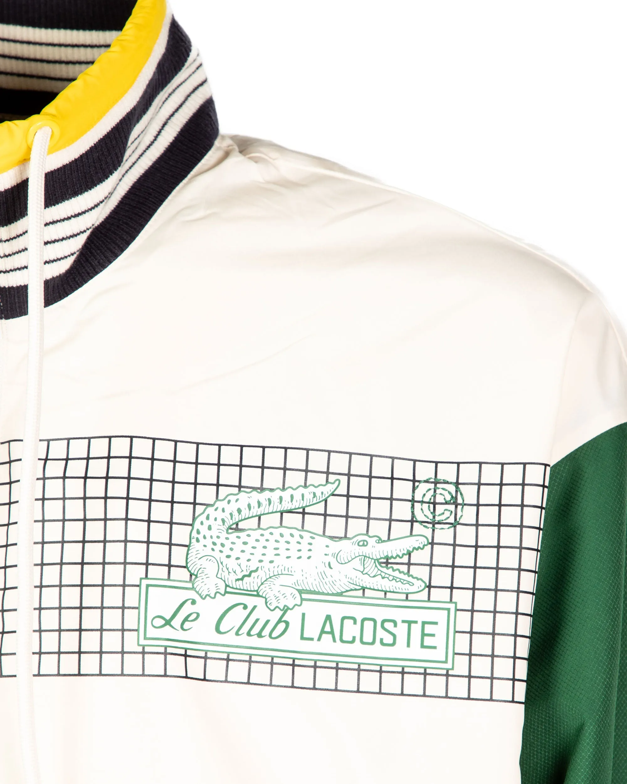 Lacoste Le Club Cream Jacket - Stylish and Elegant Outerwear for Men