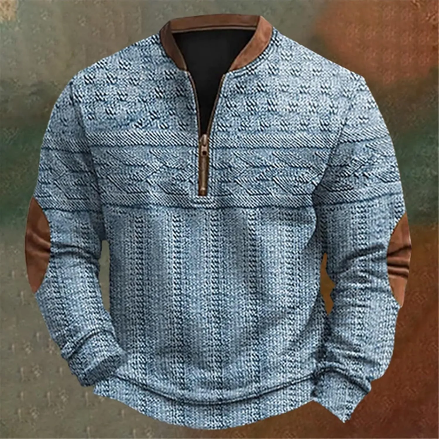 Jackets For Men Loose 3D Printed Zipper Long Sleeved Hoodie Yellow Hoodie Mens Windbreakers Mens Big And Tall