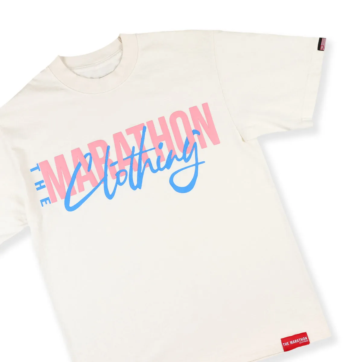 Marathon Clothing Interlock T-Shirt - Bone