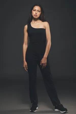 One Shoulder Jumpsuit in Black