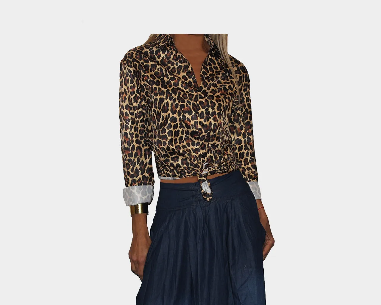 Print Long Sleeve Dress Shirt - The Amalfi Coast