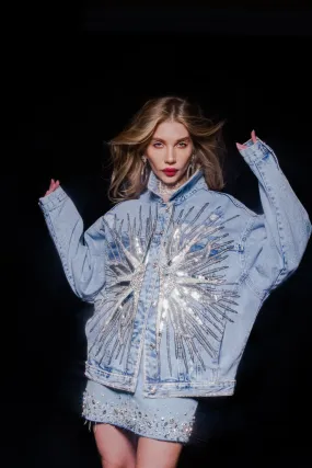 Stylish Solange Womens Blue Denim Jacket