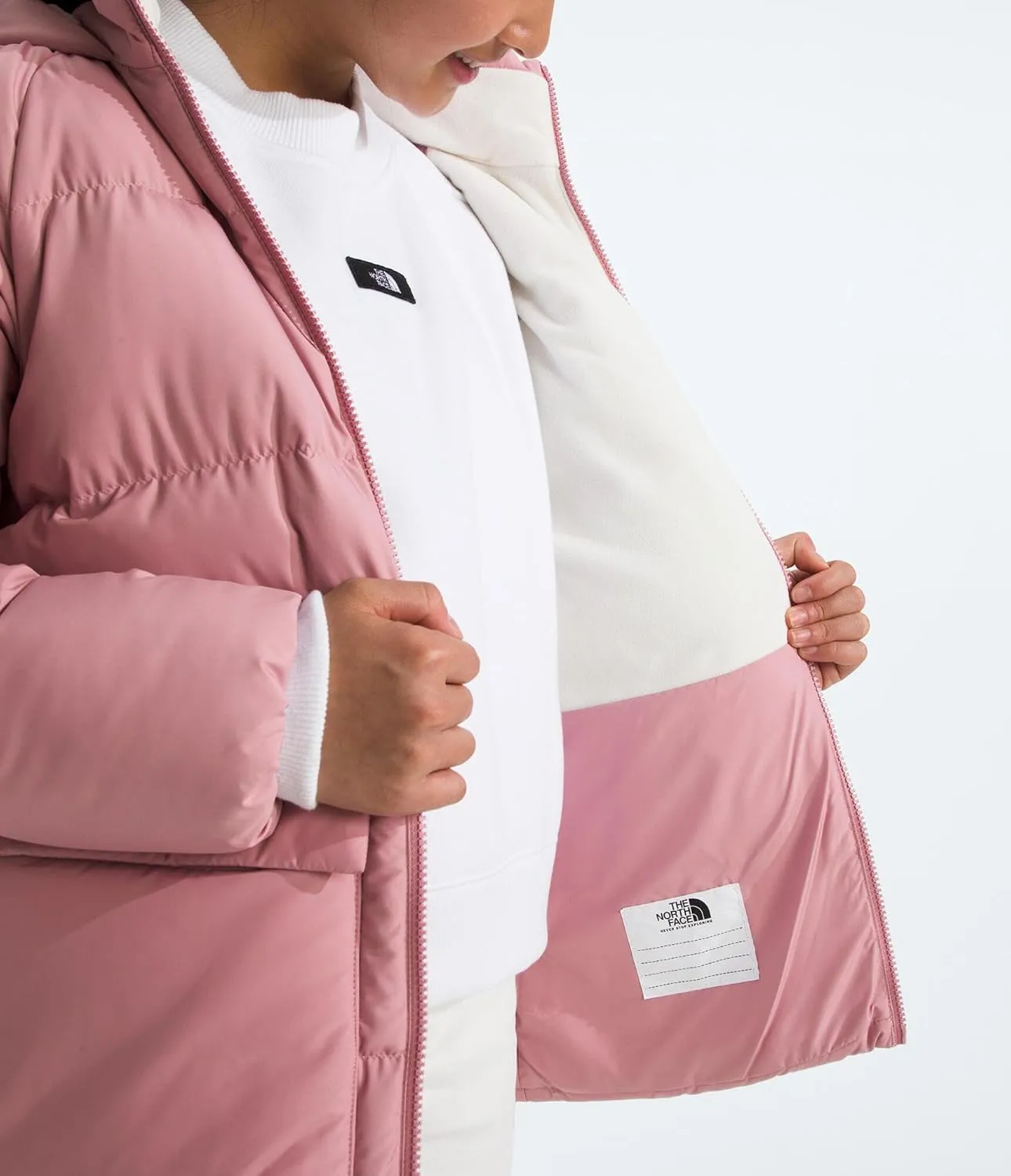 THE NORTH FACE Teen North Down Fleece-Lined Short Parka
