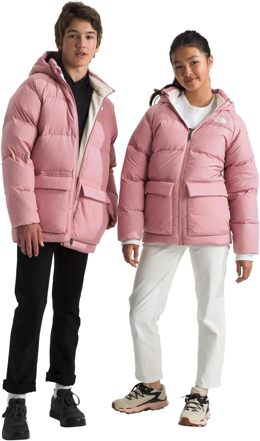 THE NORTH FACE Teen North Down Fleece-Lined Short Parka