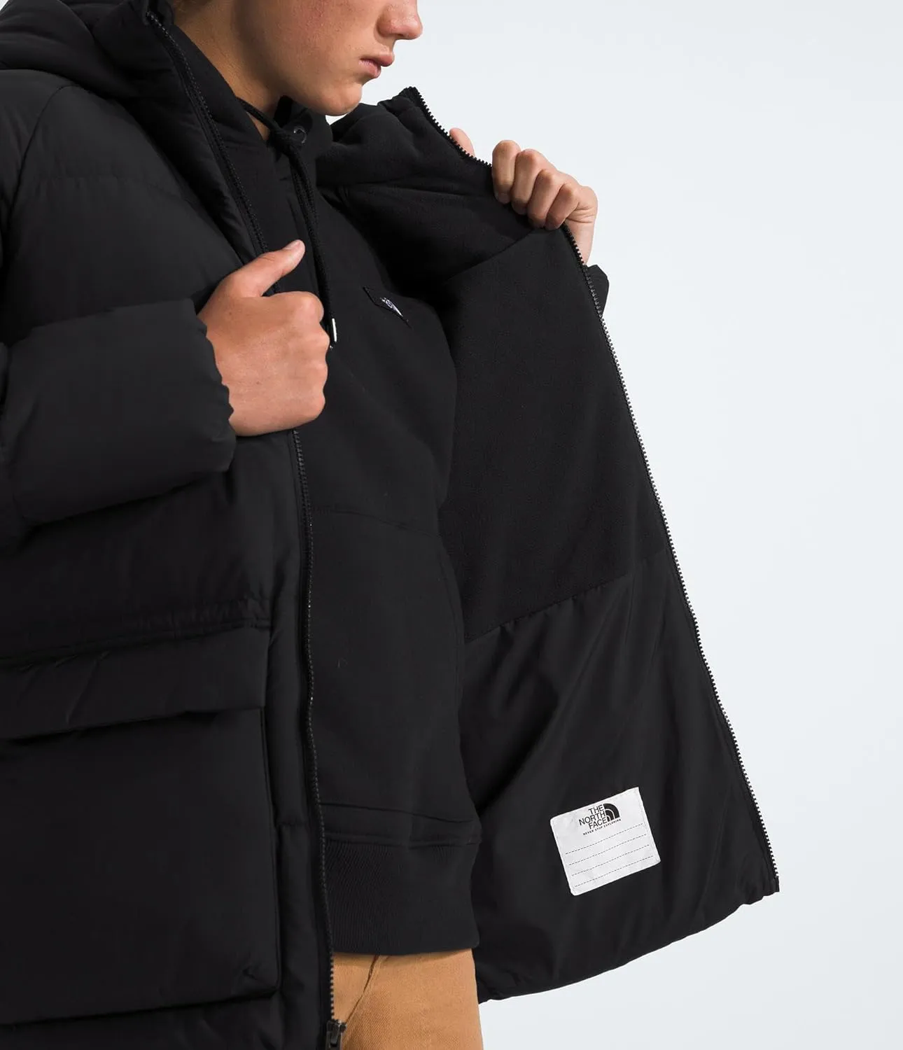 THE NORTH FACE Teen North Down Fleece-Lined Short Parka