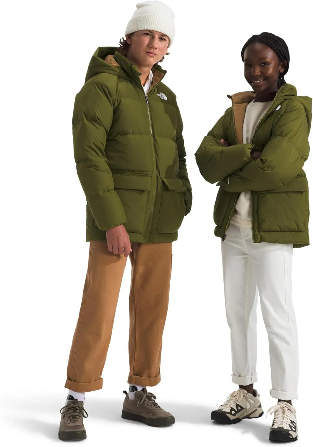 THE NORTH FACE Teen North Down Fleece-Lined Short Parka