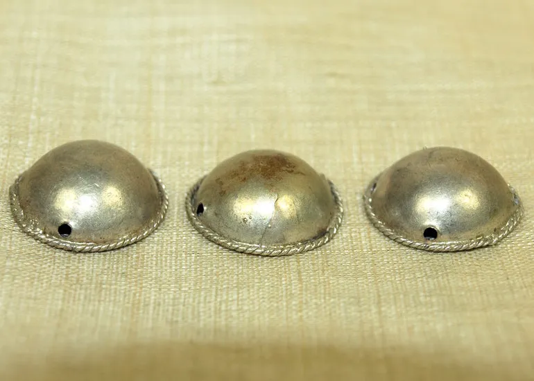 Vintage Thai Silver Clothing Decal, 18mm