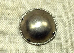 Vintage Thai Silver Clothing Decal, 18mm